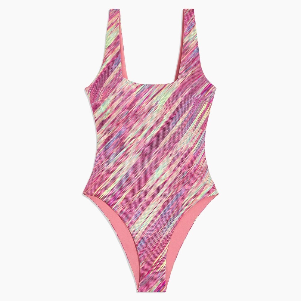 NWT Onia - Rafaela One Piece Space Dye Swimsuit